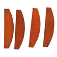 Set of four orange rotor blades compatible with Chicago Pneumatic CP835 to CP887 models, original CA144889 parts