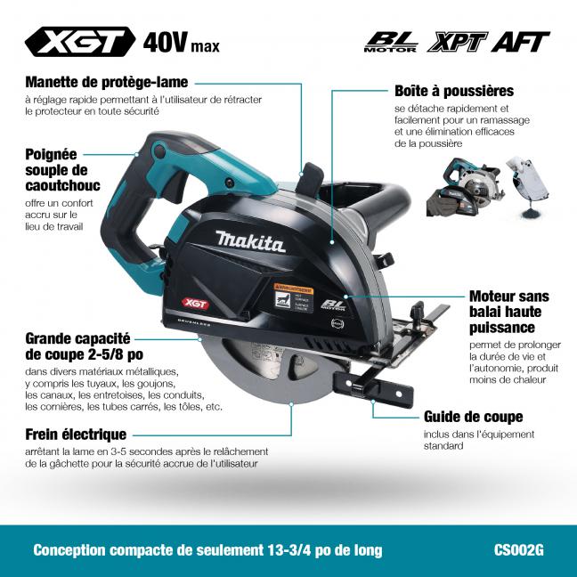 7-1/4 XGT METAL SAW (TOOL ONLY)