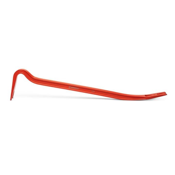 24-inch heavy-duty pry bar with angled claw and flat leverage end for demolition and renovation tasks