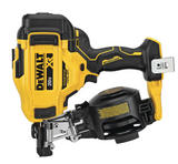 Cordless 20V MAX coil roofing nailer with brushless motor, ergonomic grip, and no gas or compressor needed