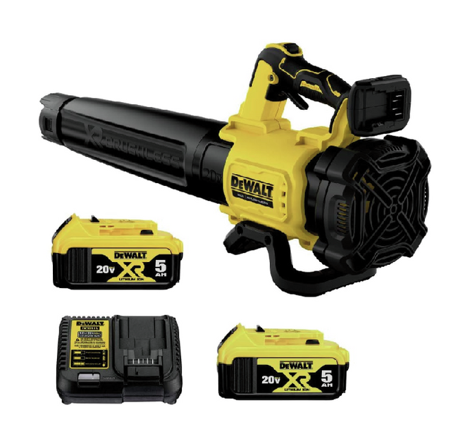 ENSEMBLE SOUFFLEUR AXIAL 20V MAX - DCBL722 + 2 BATTERIES ET CHARGEUR