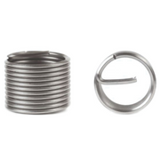 Stainless steel helical coil thread repair inserts, 1/4-20 size, for strengthening and extending thread life