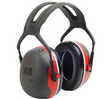 3M X3A hearing protector headset with compact design, noise reduction for industrial hearing safety, adjustable headband