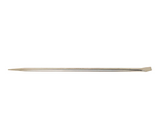 42-inch gray pinch bar made from premium alloy steel with corrosion-resistant nickel finish and heat treatment