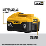 ENSEMBLE DE 2 BATTERIES 20V. MAX 10AH DEWALT DCB210