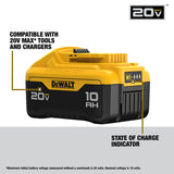 ENSEMBLE DE 2 BATTERIES 20V. MAX 10AH DEWALT DCB210