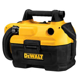 Portable 12/20V cordless wet and dry vacuum with 1.5m flexible hose and 7.6-liter debris capacity