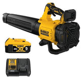Batterie 5Ah et chargeur inclus avec le souffleur DeWalt DCBL722P1