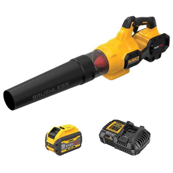 Batterie FlexVolt 60V DCB609 et chargeur inclus avec le souffleur DeWalt DCBL772X1