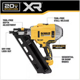 Caractéristiques du cloueur de charpente DeWalt DWF83PT