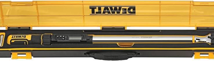 Clé dynamométrique numérique DeWalt à prise 1/2 po DWMT17060