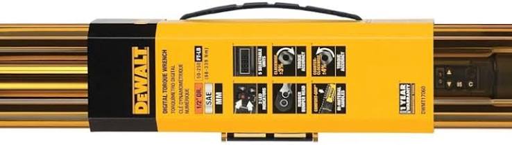 Clé dynamométrique numérique DeWalt à prise 1/2 po DWMT17060