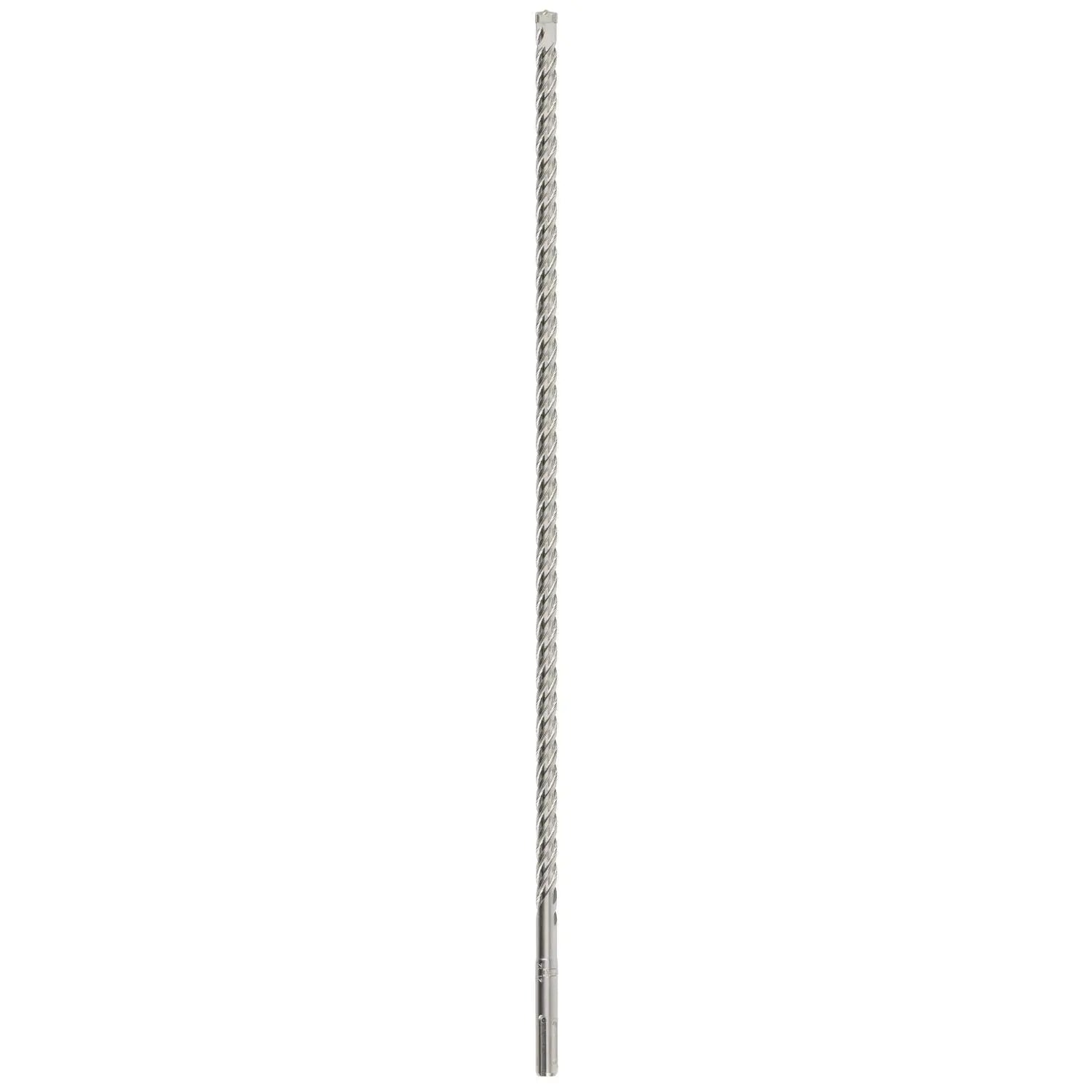 SDS Plus 3/8 x 16 x 18 concrete drill bit with four-flute design and carbide tip for extended durability