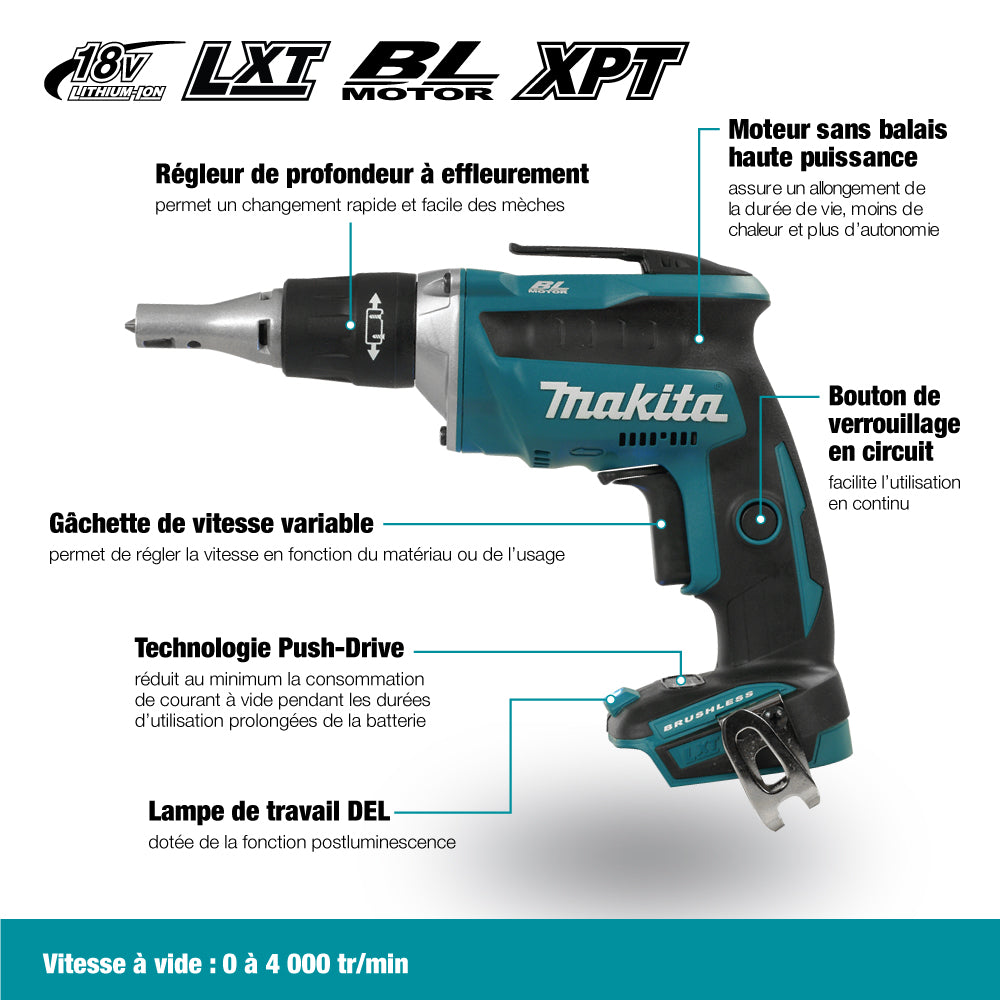 CORDLESS GYPSUM SCREWDRIVER (TOOL ONLY)