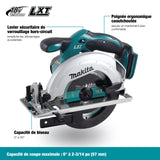 SCIE CIRCULAIRE 6-1/2 MAKITA (OUTIL) DSS611Z