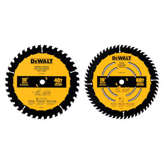 PACK DE 2 LAMES 10" 40-60D DWA110CMB