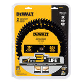 PACK DE 2 LAMES 10" 40-60D DWA110CMB