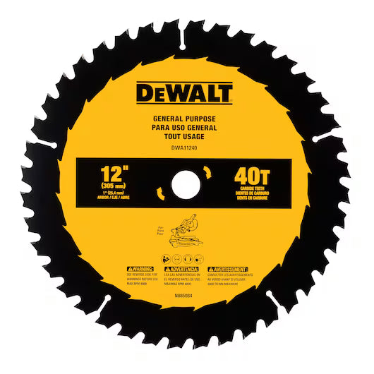 LAME DE SCIE 12" 40D DWA11240