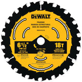 LAME DE SCIE 6-1/2" 18D DWA161218