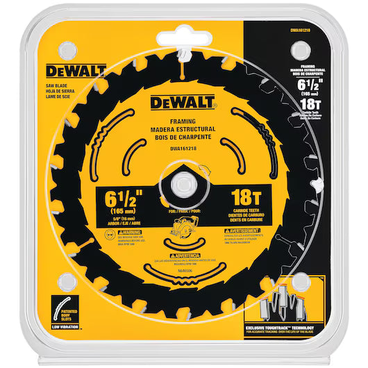 LAME DE SCIE 6-1/2" 18D DWA161218
