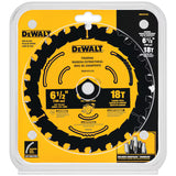 LAME DE SCIE 6-1/2" 18D DWA161218