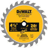 LAME DE SCIE 4-1/2 24 DENTS DEWALT DWA412TCT