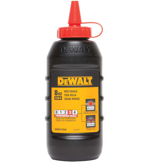 Chalk Line Red Powder 8 oz