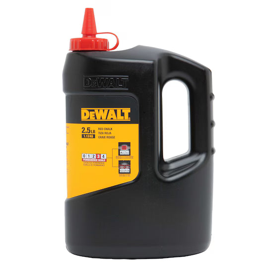 POUDRE CHALK LINE ROUGE 2.5LBS DWHT47057 DEWALT