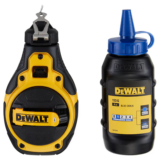 ENSEMBLE CHALK LINE AVEC POUDRE BLEU DEWALT DWHT48333BC