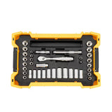 ENS. DOUILLES 1/4'' & 3/8'' TOUGHSYSTEM 131PCS DWMT45402
