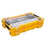 ENS. DOUILLES 1/4'' & 3/8'' TOUGHSYSTEM 131PCS DWMT45402