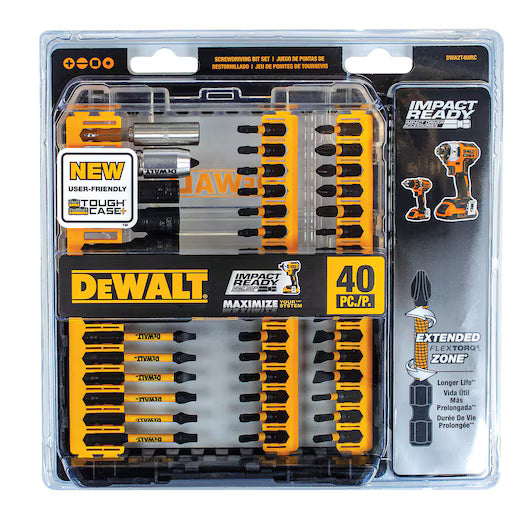 DEWALT FLEXTORQ 66 PCS DRILL AND BITS SET
