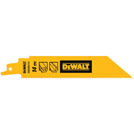 LAMES SCIE ALTERNATIVE 12'' 14 DENTS BOIS/CLOUS (5 PIÈCES) DEWALT DWAR12114