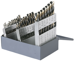 Ensemble  de forets  1/16 - 1/2 29 forets en acier rapide