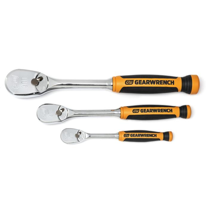 ENSEMBLE DE 3 RATCHET (1/4, 3/8, 1/2) GEARWRENCH 81207T