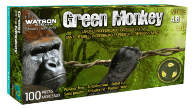 GANTS GREEN MONKEY 4MIL BIO T-GRAND WATSON 5559PF-XL