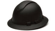 Graphite Ridgeline HP54117V construction helmet with wide brim, ABS impact-resistant shell, lightweight and comfortable design