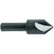 3/4 inch HSS countersink cutter with 82-degree angle, 3-flute design, black oxide finish, 2-3/4 inch length