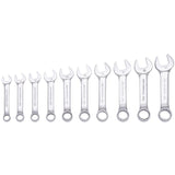 JET 700192 JEU DE CLÉS COMBINÉES 10 PIECES STUBBY METRIQUE
