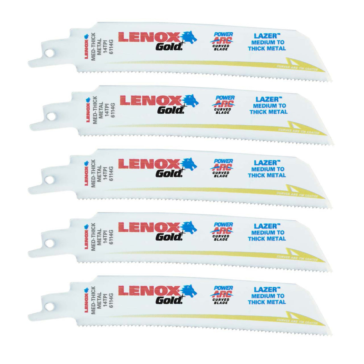 LAME ALT. 6" 14D POWER BLADE GOLD PGT: 5 LENOX 210946114GR