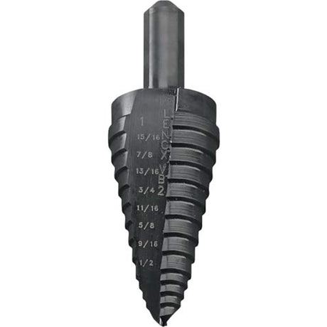 Lenox VARI-BIT stepped drill bit 1/2 to 1 inch with dual-flute design for smooth, precise hole drilling