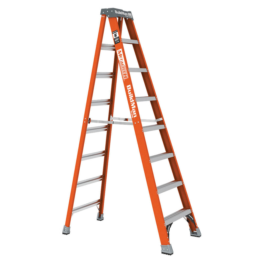 ESCABEAU 8' FIBRE DE VERRE CLASSE 1 (300 lbs) METALTECH E-SLFB8T1A