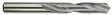 1/2 inch carbide jobber length drill bit with 118-degree tip angle and 2-1/4 inch overall length, Morse 51138 design