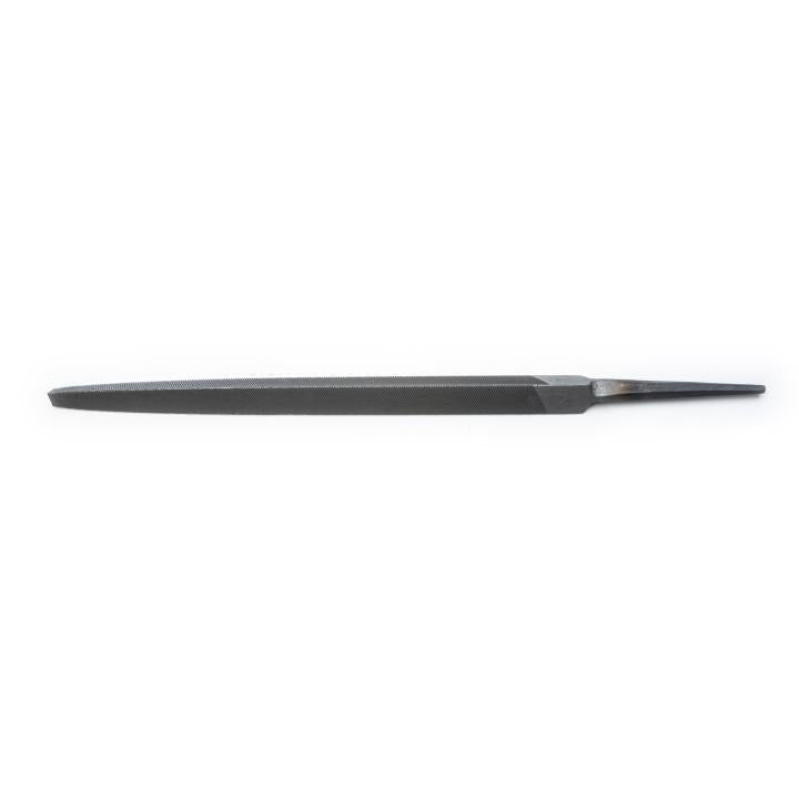 8-inch American style double-cut triangular file with coarse and smooth surfaces for quick material removal