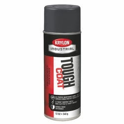 340ml Krylon Industrial Tough Coat spray paint in gray-blue, acrylic-alkyd enamel for indoor and outdoor use