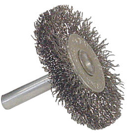 WEILER BRUSH 3" 1/4 SHANK CRIMPTED .014 36011