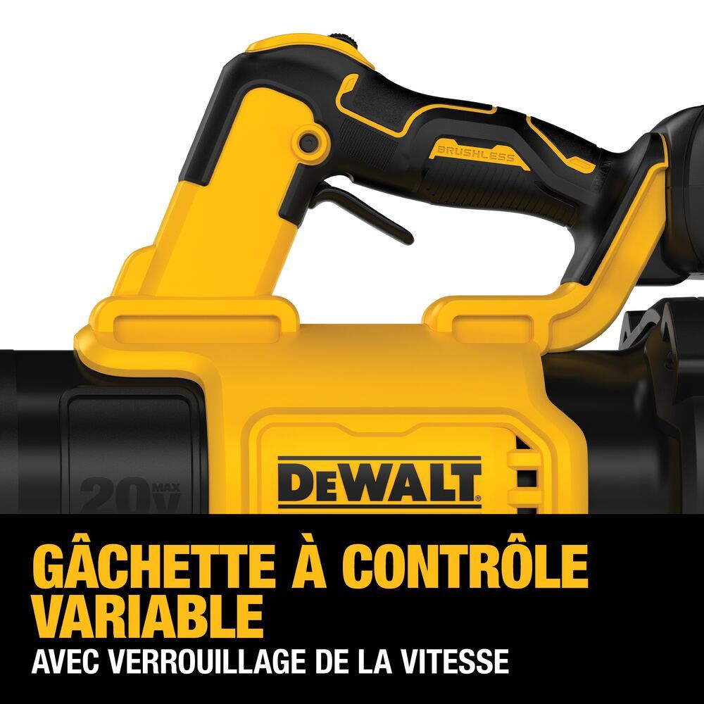 Souffleur DEWALT 20V DCBL722B XR Brushless 450 CFM (Outil Seul)