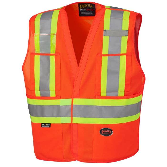 GILET DE SÉCURITÉ EN MAILLE ORANGE ONE SIZE V1020750-O/S