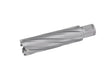 1 1/4 x 2 1/8 inch carbide annular cutter drill bit with spiral flutes for precision metal cutting applications