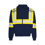CHANDAIL À CAPUCHON HI-VIS NAVY LARGE TH3N-L
